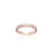 Sabel Collection Bezel Set Diamond Stacking Ring in 14K Rose Gold