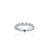 Sabel Collection Bezel Set Diamond Stacking Ring in 14K White Gold