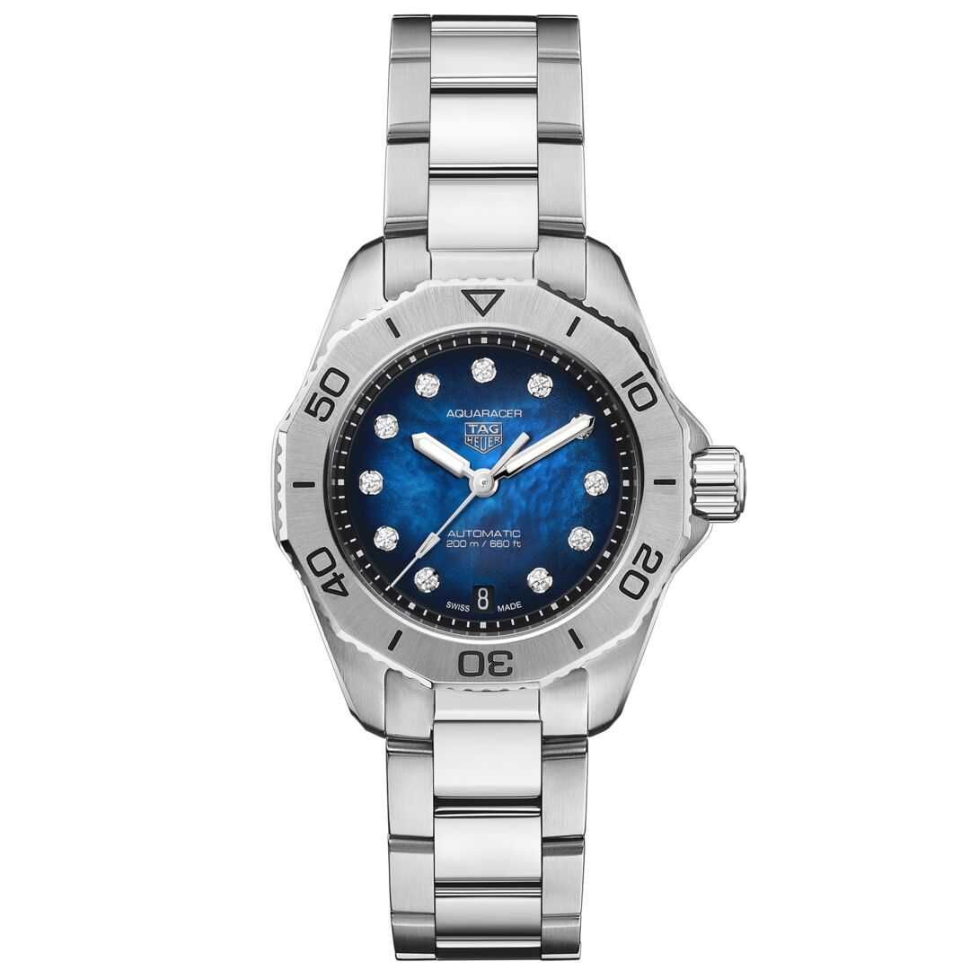 Men's Aquaracer Professional Stainless Steel Bracelet Watch - Blue