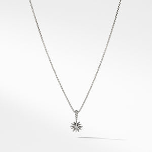Starburst Kids Necklace with Diamonds, 8mm, 14" Length