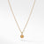 Load image into Gallery viewer, Cable Collectibles® Kids Necklace Birthstone Necklace with Citrine in 18K Gold, 3mm