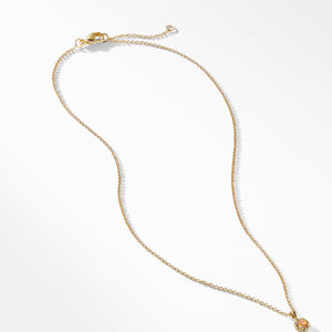 Cable Collectibles® Kids Necklace Birthstone Necklace with Citrine in 18K Gold, 3mm