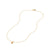 Load image into Gallery viewer, Cable Collectibles® Kids Necklace Birthstone Necklace with Citrine in 18K Gold, 3mm