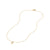 Cable Collectibles® Kids Necklace Birthstone Necklace with Diamond in 18K Gold, 3mm