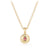 Load image into Gallery viewer, Cable Collectibles® Kids Necklace Birthstone Necklace with Pink Tourmaline in 18K Gold, 3mm
