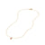 Load image into Gallery viewer, Cable Collectibles® Kids Necklace Birthstone Necklace with Pink Tourmaline in 18K Gold, 3mm