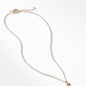 Cable Collectibles® Kids Necklace Birthstone Necklace with Sapphire in 18K Gold, 3mm