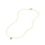 Cable Collectibles® Kids Necklace Birthstone Necklace with Sapphire in 18K Gold, 3mm