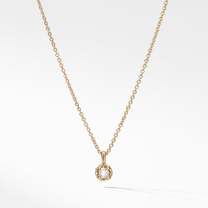 14k Yellow Gold Birthstone Necklace with Cultured Freshwater Pearl - June 14k Yellow Gold Birthstone Necklace with Cultured Freshwater Pearl - June
