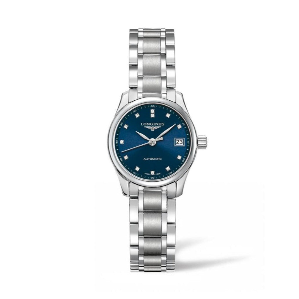Longines Master Collection 25mm Stainless Steel Blue Dial Ladies' Watch