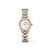 Longines Master Collection 25mm Stainless Steel and 18K Rose Gold Mother-of-Pearl Dial with Diamonds Ladies&#39; Watch