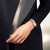 Longines Master Collection 25mm Stainless Steel and 18K Rose Gold Mother-of-Pearl Dial with Diamonds Ladies&#39; Watch