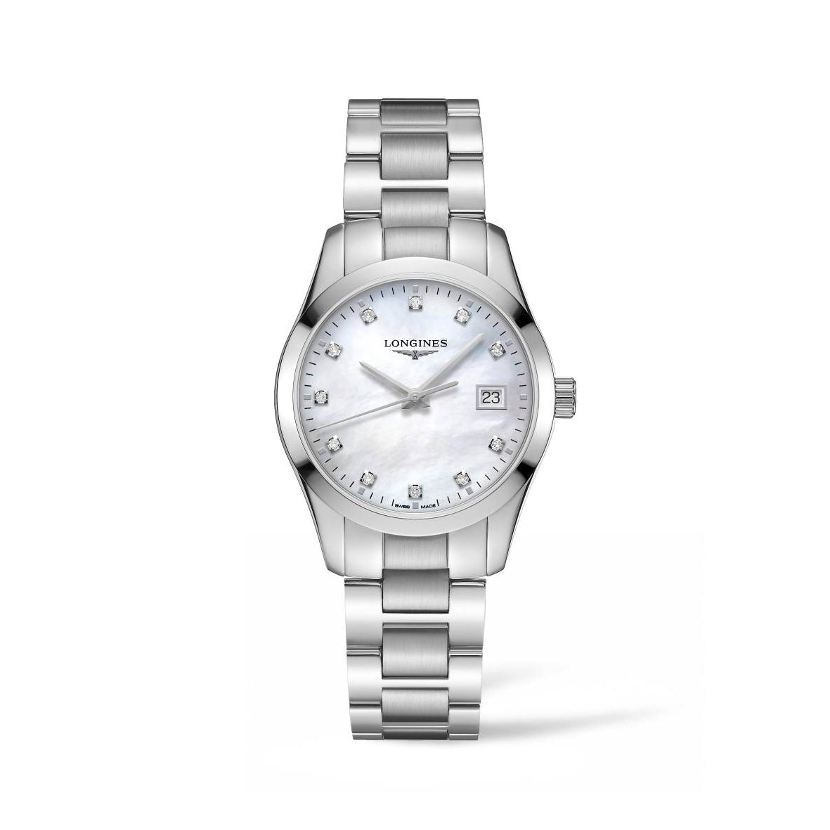 Longines Conquest Classic Collection 34mm Mother-of-Pearl Dial Ladies' Watch