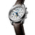 Men&#39;s Watch with Moon Phase Chronograph Featuring 12 Hour Timer, Subdial, and Day and Month Display 