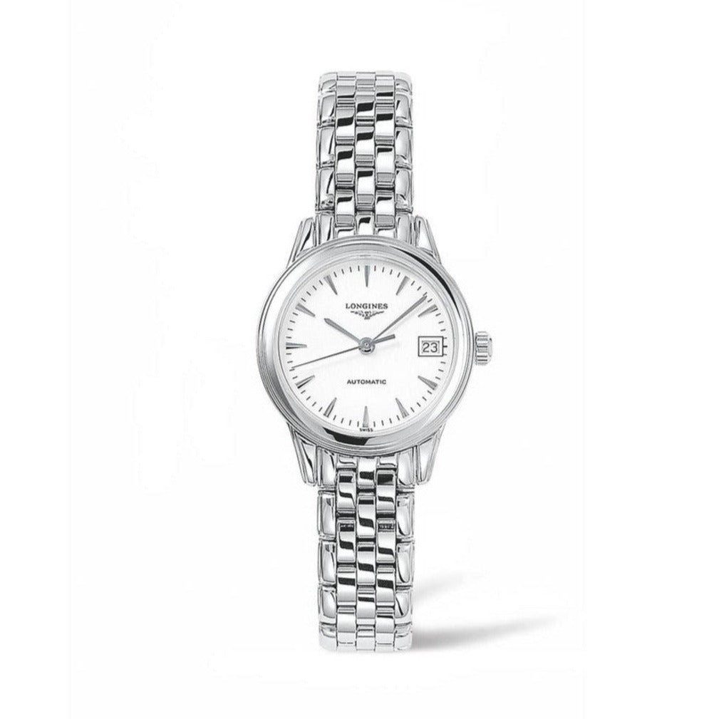 Longines Flagship Collection 26mm Stainless Steel White Dial Ladies' Watch