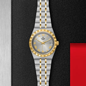 TUDOR Royal Steel and Yellow Gold Watch - M28403-0001 at Fink's Jewelers