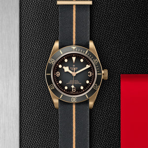 TUDOR Black Bay Bronze Watch with Fabric Strap - M79250ba-0002 at Fink's Jewelers