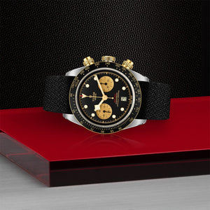 TUDOR Black Bay Chrono S&G Watch Laying Down - M79363N-0003 at Fink's Jewelers