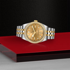 TUDOR Black Bay 36 S&G Watch on Side - M79653-0007 at Fink's Jewelers