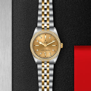 TUDOR Black Bay 36 S&G Watch with Champagne-colour Dial - M79653-0007 at Fink's Jewelers