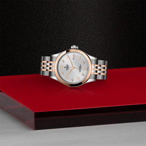 TUDOR 1926 Steel and Rose Gold Watch on Side