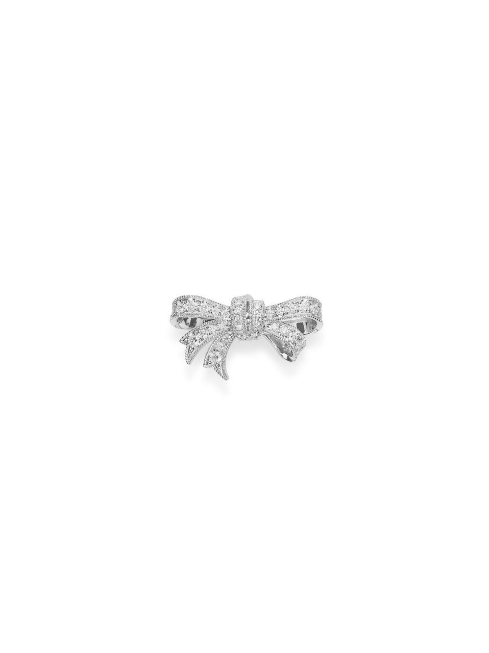 Mikimoto 18K White Gold Bow Strand Shortener