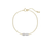 Mikimoto Pearl Cluster Station Bracelet in Yellow Gold