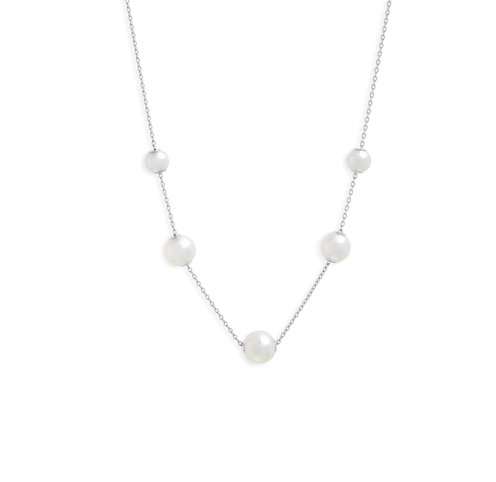 Mikimoto 7.5mm Graduated Akoya Pearls in Motion Necklace