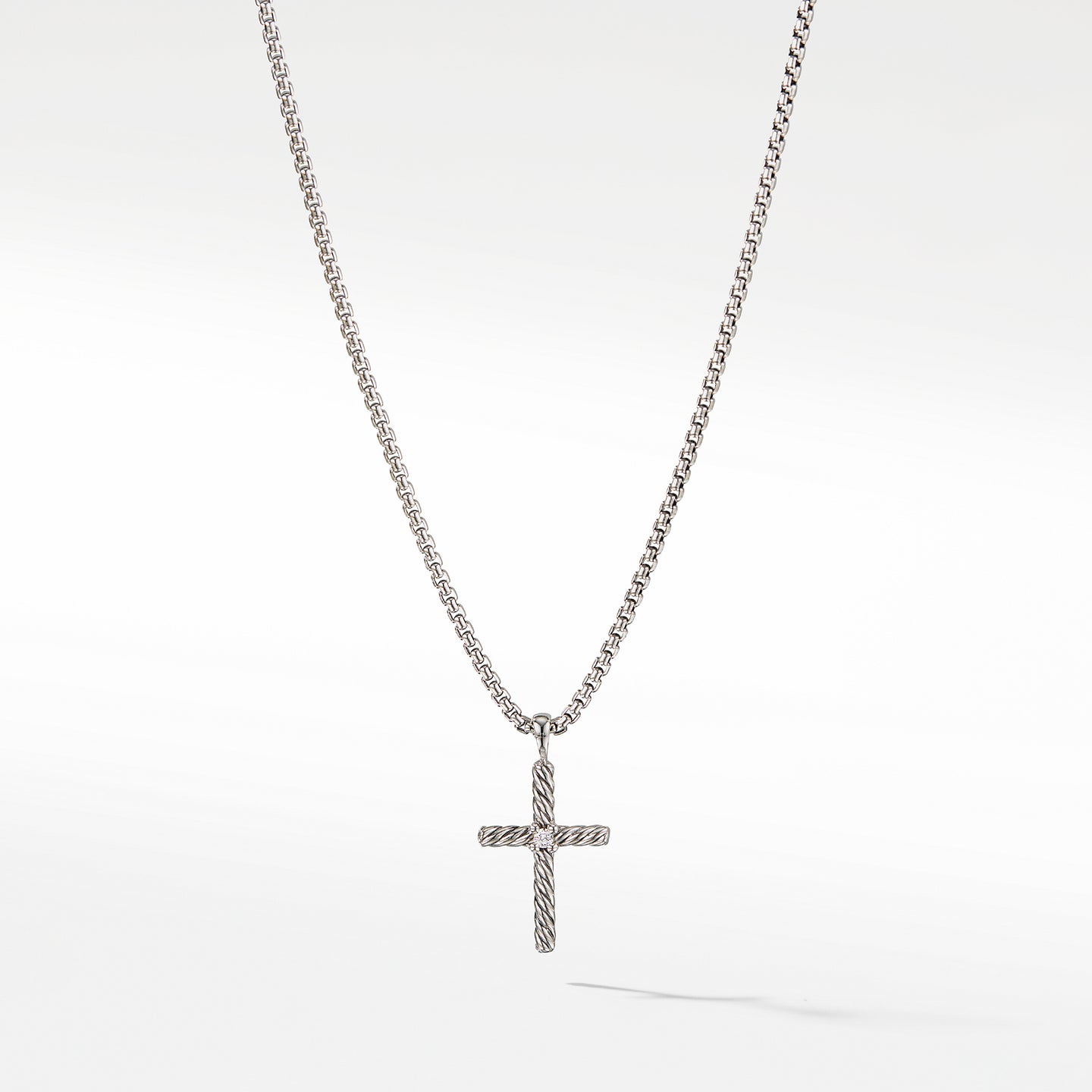 David Yurman Necklace Cross with Diamond