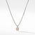 Load image into Gallery viewer, Pendant Necklace with Morganite and Diamonds, 17&quot; Length