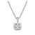 Load image into Gallery viewer, Pendant Necklace with Morganite and Diamonds, 17&quot; Length