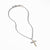 Crossover David Yurman Cross Necklace with 18K Yellow Gold
