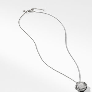 David Yurman 18" Infinity Small Pendant Necklace with Diamonds