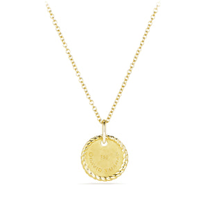 Initial "B" Pendant with Diamonds in Gold on Chain