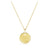 Load image into Gallery viewer, Initial &quot;G&quot; Pendant with Diamonds in Gold on Chain