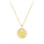 Load image into Gallery viewer, Initial &quot;N&quot; Pendant with Diamonds in Gold on Chain