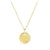 Load image into Gallery viewer, Initial &quot;Q&quot; Pendant with Diamonds in Gold on Chain
