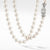 Pearl Necklace with Diamonds, 36&quot; Length