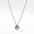 Load image into Gallery viewer, Necklace with Amethyst and Diamonds, 17&quot; Length