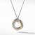 Load image into Gallery viewer, David Yurman Crossover Small Pendant Necklace with Gold