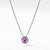 Châtelaine® Pendant Necklace with Amethyst, 17&quot; Length