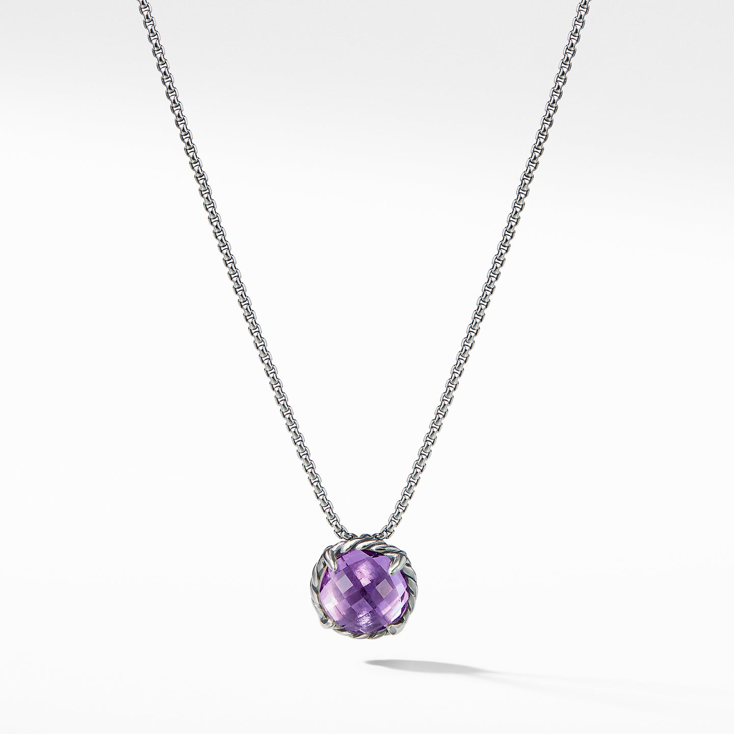 Châtelaine® Pendant Necklace with Amethyst, 17