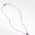 Châtelaine® Pendant Necklace with Amethyst, 17&quot; Length