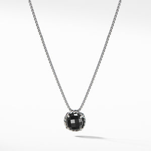 Châtelaine® Pendant Necklace with Black Onyx, 17" Length