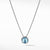 Load image into Gallery viewer, Châtelaine® Pendant Necklace with Blue Topaz, 17&quot; Length