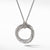 Load image into Gallery viewer, David Yurman Crossover Pendant Necklace with Diamonds