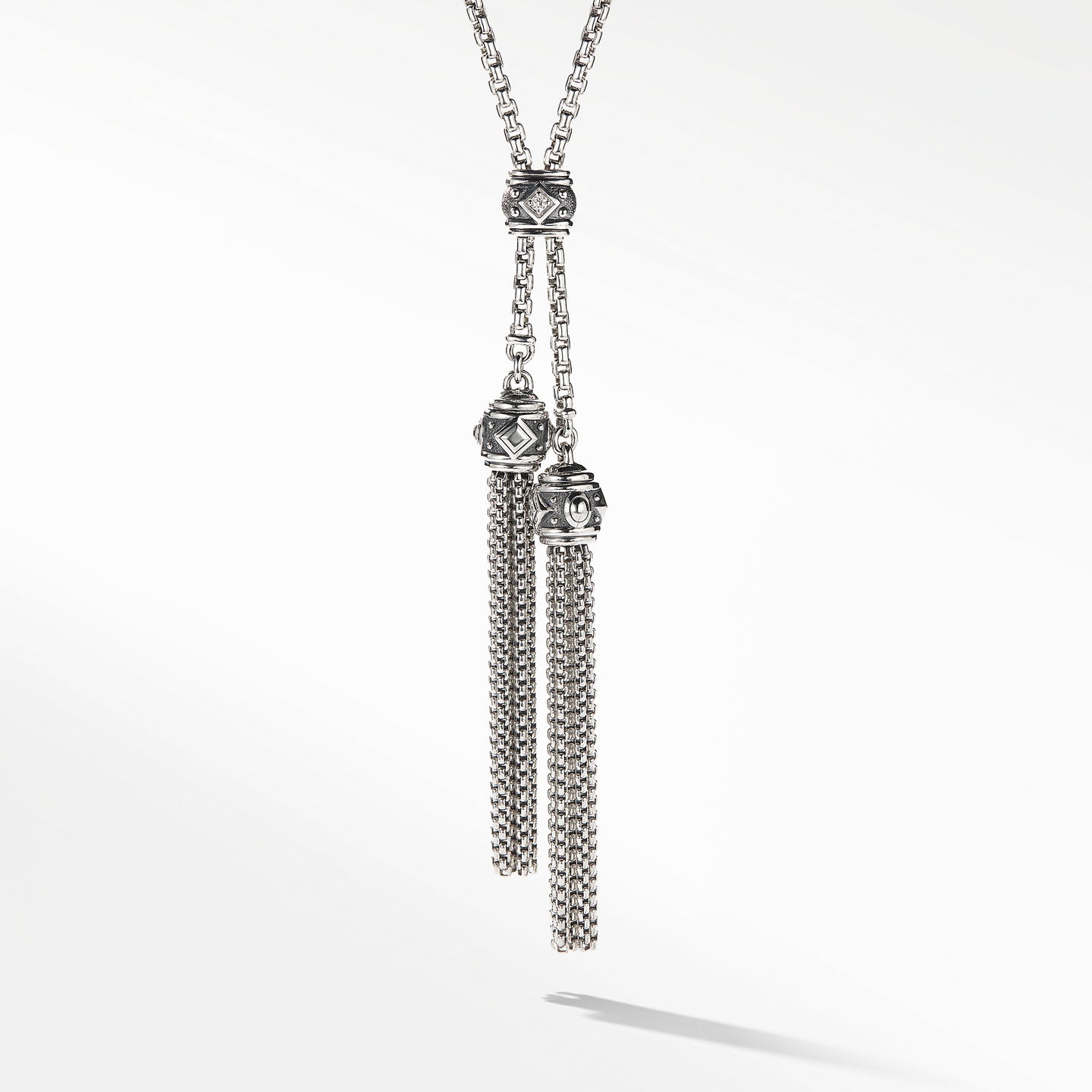 David Yurman Renaissance Necklace with Diamonds in Silver
