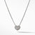 Load image into Gallery viewer, Heart Pendant Necklace with Diamonds, 17&quot; Length