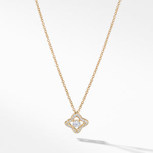 Necklace with Diamonds in 18K Gold, 18" Length