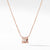 Load image into Gallery viewer, Châtelaine® Pendant Necklace with Diamonds in 18K Rose Gold, 7mm